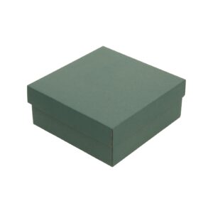 Коробка с зеленой крышкой, гофрированный картон